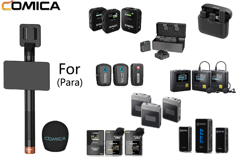 Comica HR-WM Handheld SYNCO G2 Godox Wireless Microphone Detachable Adapter For Interview Report Mic Accessories_voghion.com