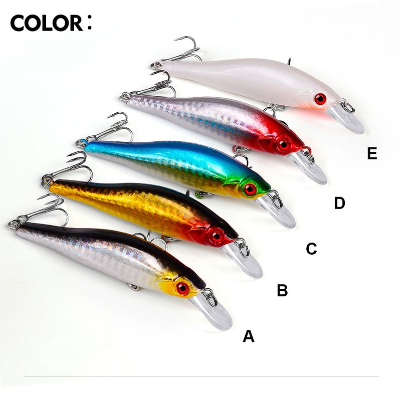 Esca dura da 11,5 g, 5 colori, 9,8 cm, attrezzatura per minnow affondante, articoli per la pesca_voghion.com