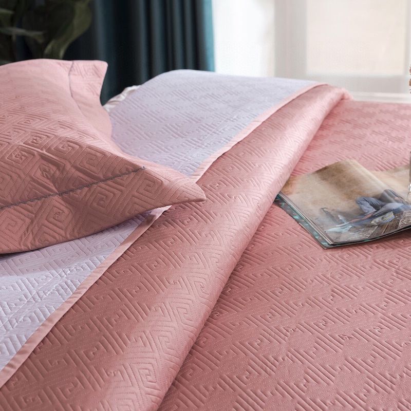 Copriletto in cotone di alta qualità, 100 pezzi, set da tre pezzi, trapuntato in cotone a fibra lunga, lenzuolo trapuntato in puro cotone, trapuntato da 1,8 m._voghion.com