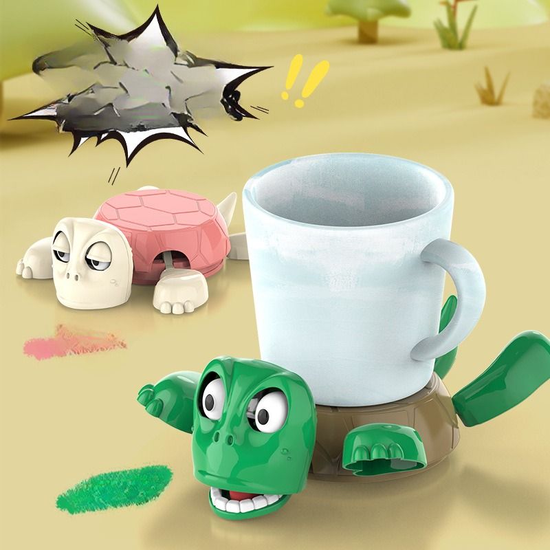Posavasos de tortuga: divertida reacción al colocar un vaso, a todo color, un regalo ideal para amantes de las tortugas y otros animales._voghion.com
