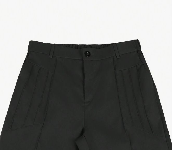 Men's Clothing Hot Selling Men's Solid Color Tight Pocket Zipper Casual Slim Fit Small Leg Trousers_voghion.com