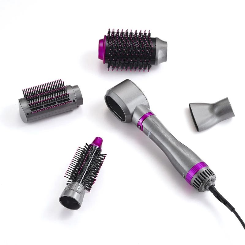 Styler Ion Brush Curling Asciugacapelli Capelli Migliorati Per Capelli Negativi 5 in 1 Caldo_voghion.com