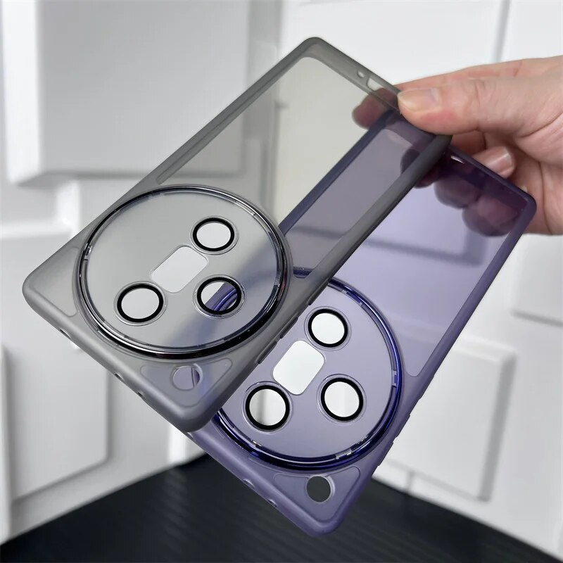 Ultra Soft TPU transparent Lens protection Back Phone Case For OPPO Find X7 X7Ultra Full Cover Shell_voghion.com