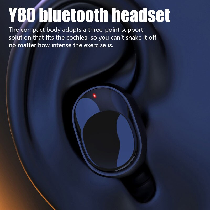 TWS Bluetooth 5.1 Earphones Wireless Headphones Stereo Headset Noise Cancelling Sports Earbuds With Mic For IOS Android Y80_voghion.com