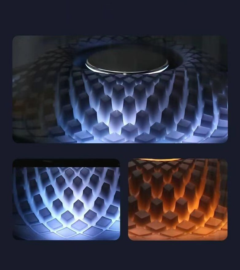 Huaqiangbei Liuli 4 krachtige subwoofer draadloze karaoke-buiten draagbare kleurrijke licht Bluetooth-luidspreker_voghion.com