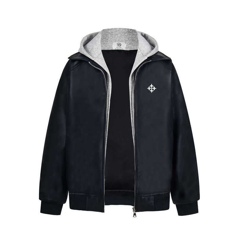 Eon Modish 25 New American Style Giacca con cappuccio e patchwork ricamato_voghion.com