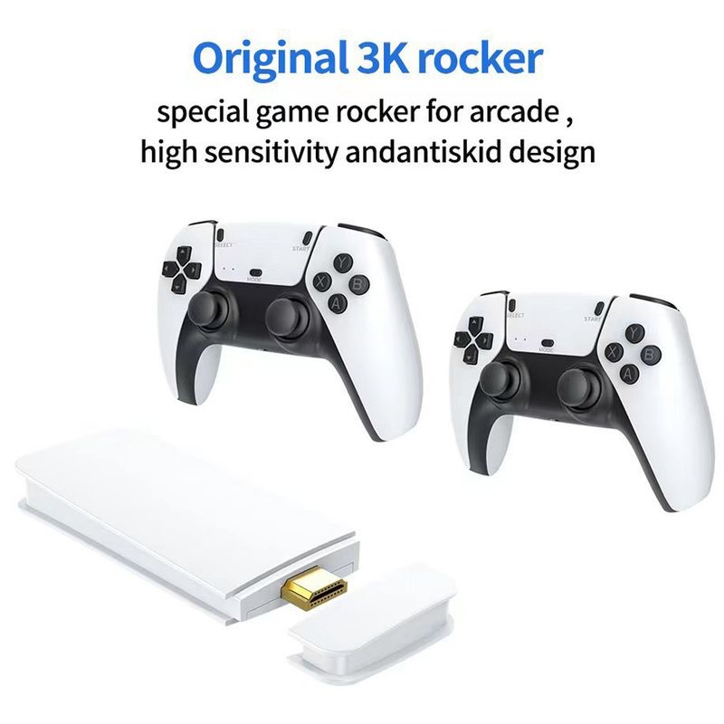 M15 HDMI HD 4K TV Dual Handle Game Console 128G 30000 Games_voghion.com