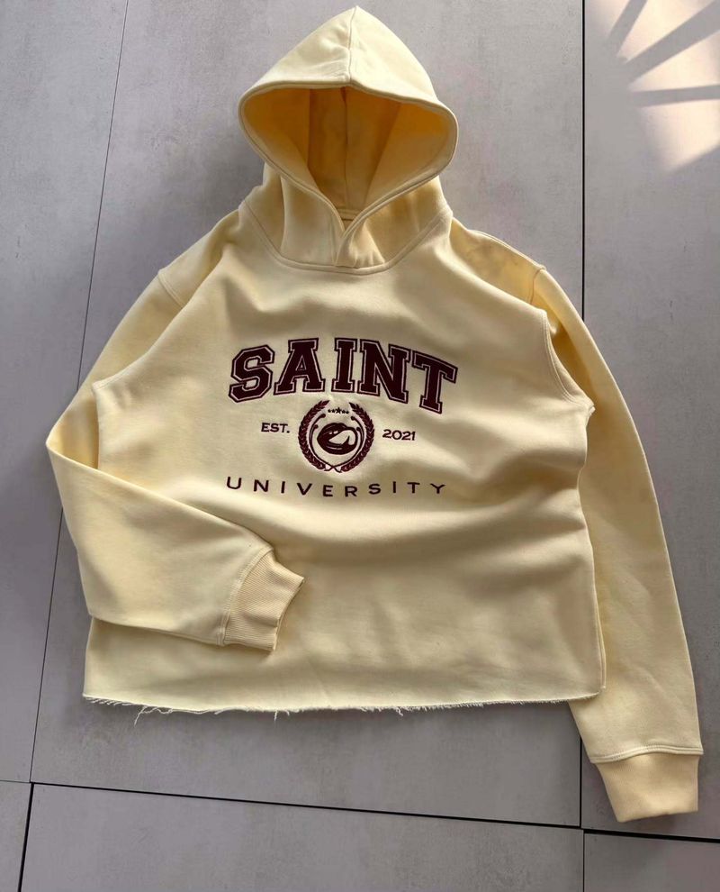 Felpa con cappuccio oversize unisex con ricamo 3D e orlo grezzo – Un capo essenziale per lo streetwear, per uomo e donna (S-XL)_voghion.com