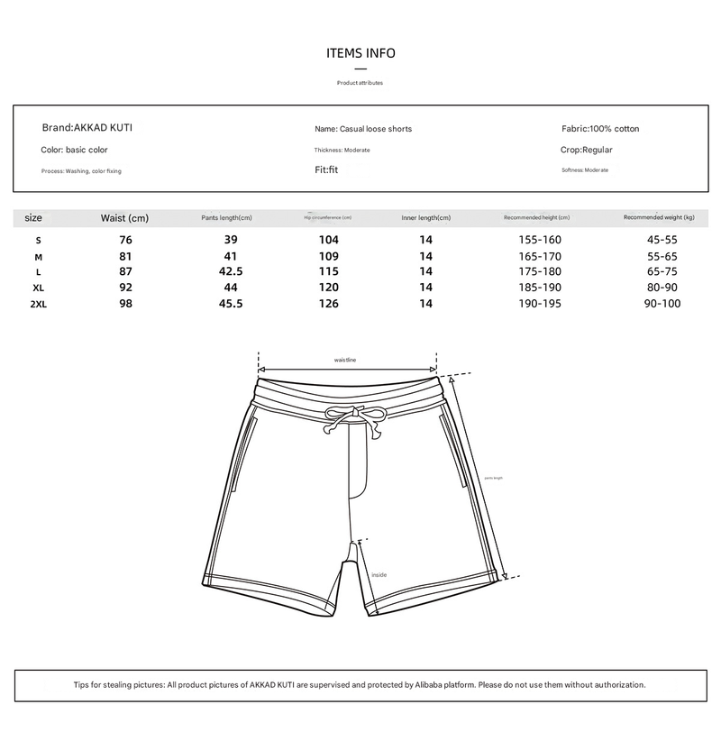 Unbeatable Quality Men's Summer Sports And Leisure Shorts, Large Five Piece Pants, Men's Pure Cotton, Solid Color, Basic Short Style_voghion.com