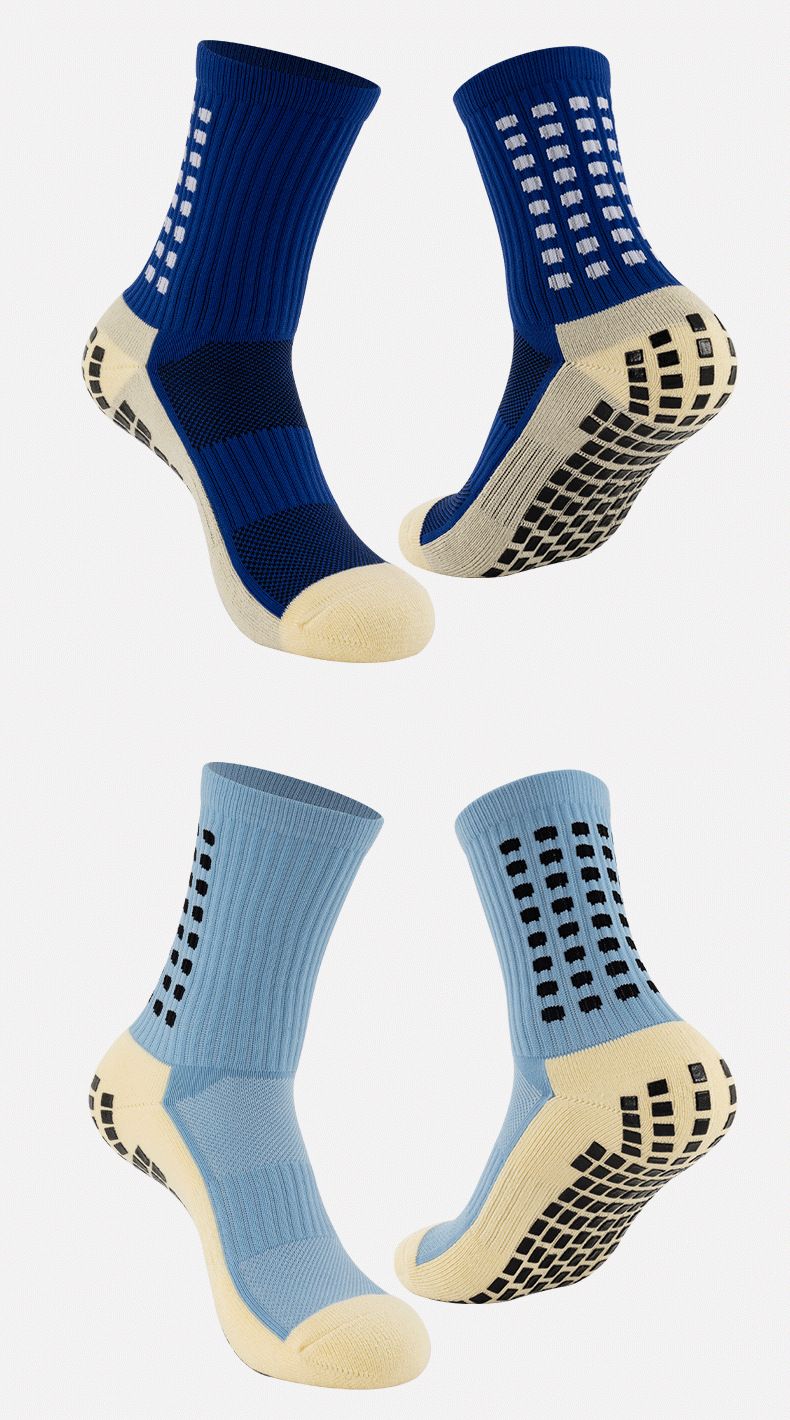 Selbstklebende rutschfeste Handtuchsocken für Unisex, verdickte Basketball-Sportsocken, wattierte Schweißbekleidung, atmungsaktive Socken für Damen, mittellange Socken für Herren_voghion.com