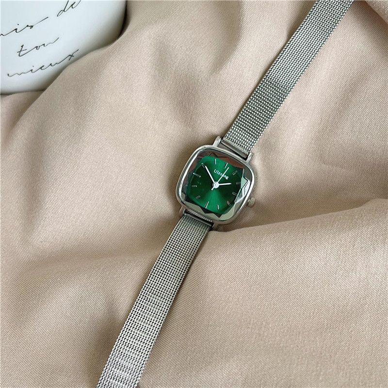 Women's Watches Small Candy Cube Women's Watch Simple And Thin Belt, Sentai Girls' Academy Style Retro Literary Lady's Watch_voghion.com