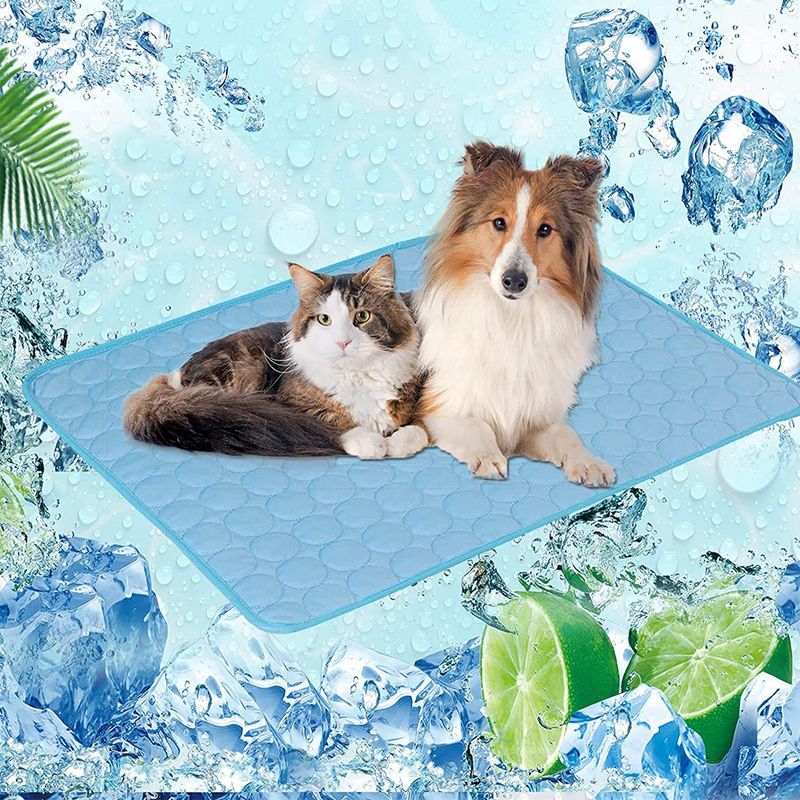 Tappetino rinfrescante per cani e gatti Summer Ice Silk Bed a prova di umidità_voghion.com