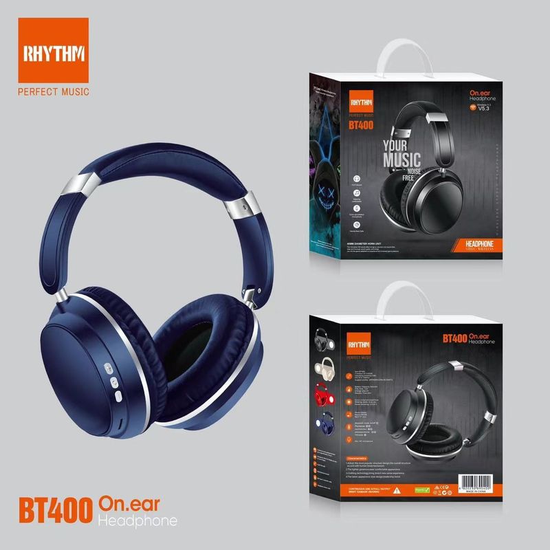 BT400 Wireless Earphones Folding and Stretching Bass Stereo Card Insertion Sport JB400 Bluetooth Headwear_voghion.com