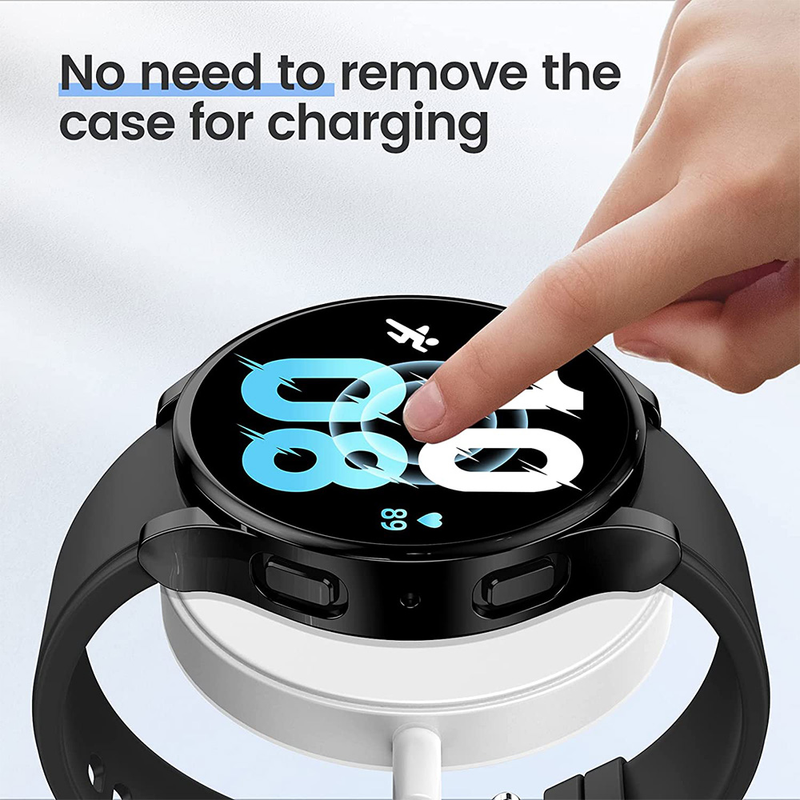 Custodia per Samsung Galaxy Watch 4 5 40mm 44mm Protezione Cover Copertura Silicone TPU Paraurti Protezione dello schermo Accessori completi_voghion.com