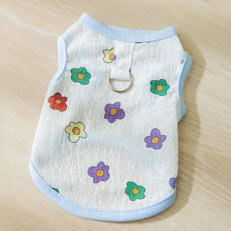 Ärmellose Netzweste für Frühling und Sommer für kleine Hunde, dünne Teddy-, Bichon- und Golden Retriever-Hundekleidung für große Hunde_voghion.com
