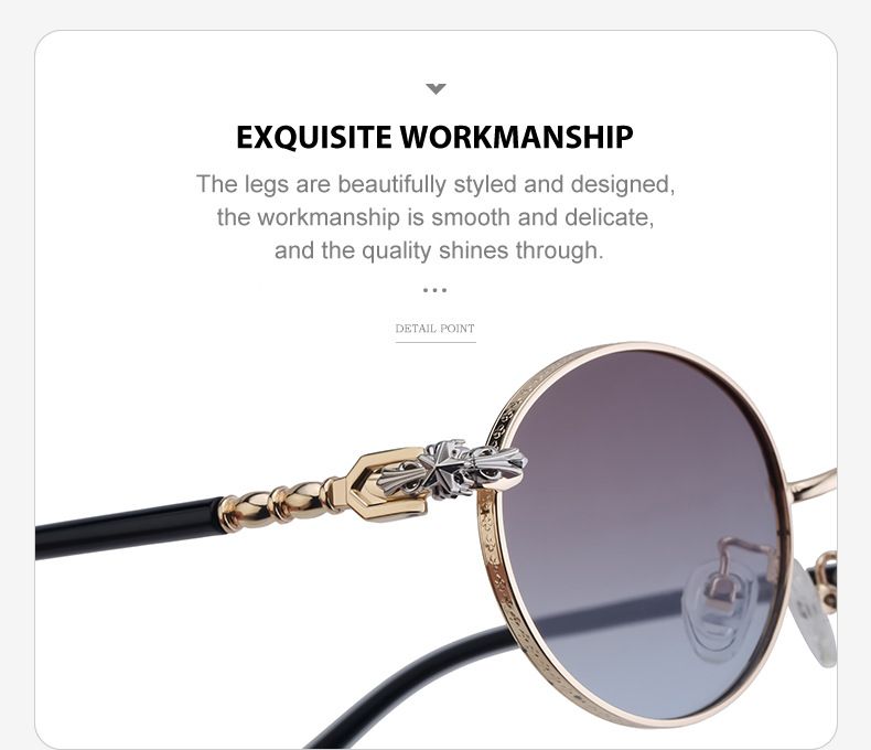 Ochelari de soare pentru bărbați și femei Ochelari de soare noi la modă cu cadru mic Ochelari de soare simpli personalizați pentru femei_voghion.com
