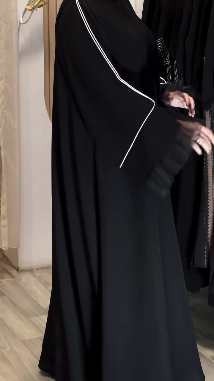 Luxury Middle Eastern-Inspired Maxi Dress – Women’s Elegant Loose Tunic With Mesh Splicing (Black, S/M/L/XL/XXL)_voghion.com