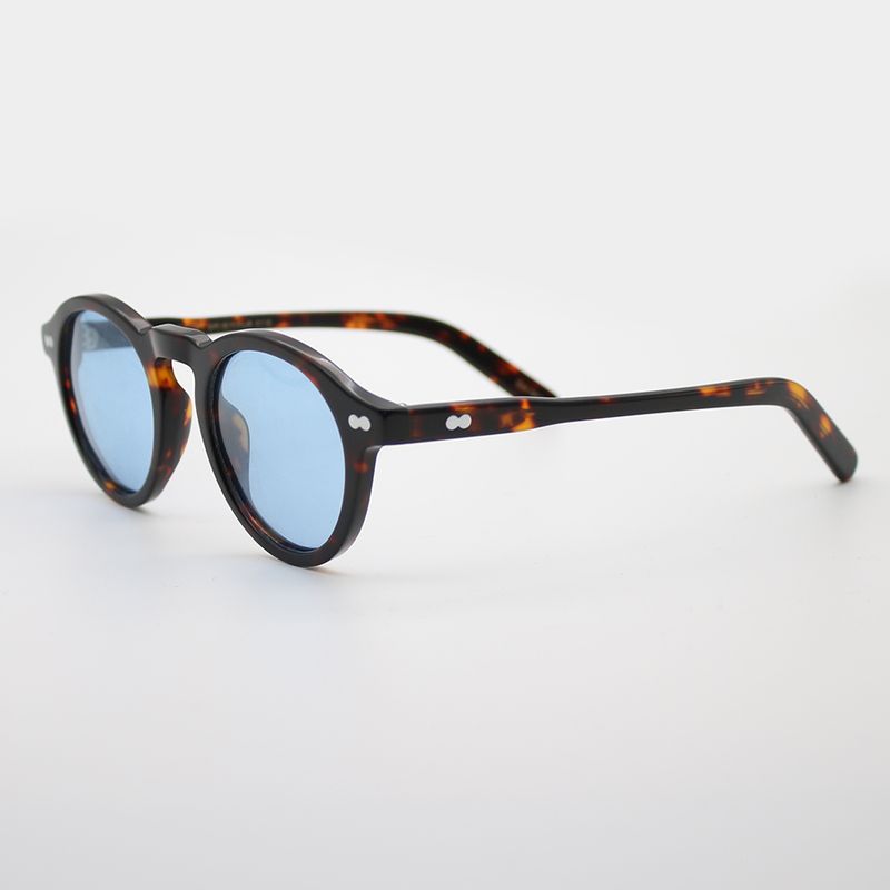 Novidades Moda Johnn Depp Óculos de Sol Masculino Feminino Polarizados Óculos de Sol Marca Vintage Armação de Acetato Miltzen Eeglasses Top_voghion.com