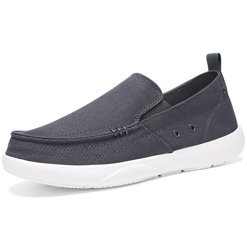 Unbeatable Quality Spring, Summer, Autumn, Winter Cloth One Foot Loose Lazy Men, Anti Odor And Breathable Canvas Shoes For Men_voghion.com