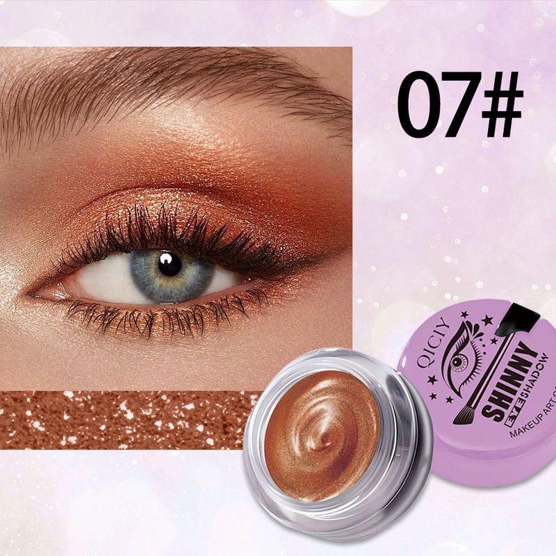 QICIY+10 Flashing Long-lasting Color Rendering Non-smudging Waterproof Brightening Eyeshadow Makeup_voghion.com