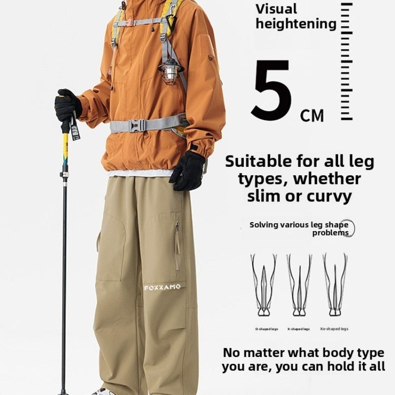 Pantaloni da lavoro retrò americani primaverili e autunnali da uomo, per attività all'aperto, alpinismo, tempo libero, antivento, taglia grande_voghion.com