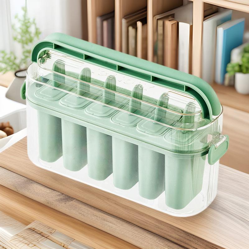 Pašdarināta saldējuma veidne no pārtikas kvalitātes silikona, lai pagatavotu saldējumu, saldējumu, mājsaimniecības bērnu saldējuma sorbeta abrazīvus, saldētus ledus kubiņus_voghion.com