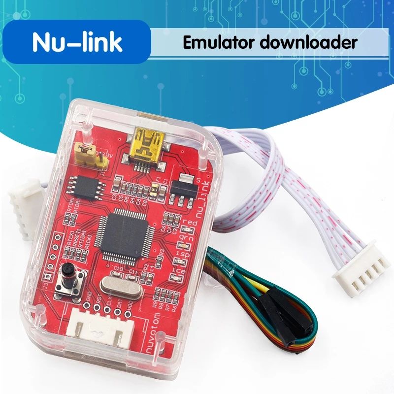 Programmatore ICP NuMicro Nu-Link Nu Link Scaricatore emulatore ICP Nuvoton Supporto programmazione online/offline Chip serie M0/M4_voghion.com