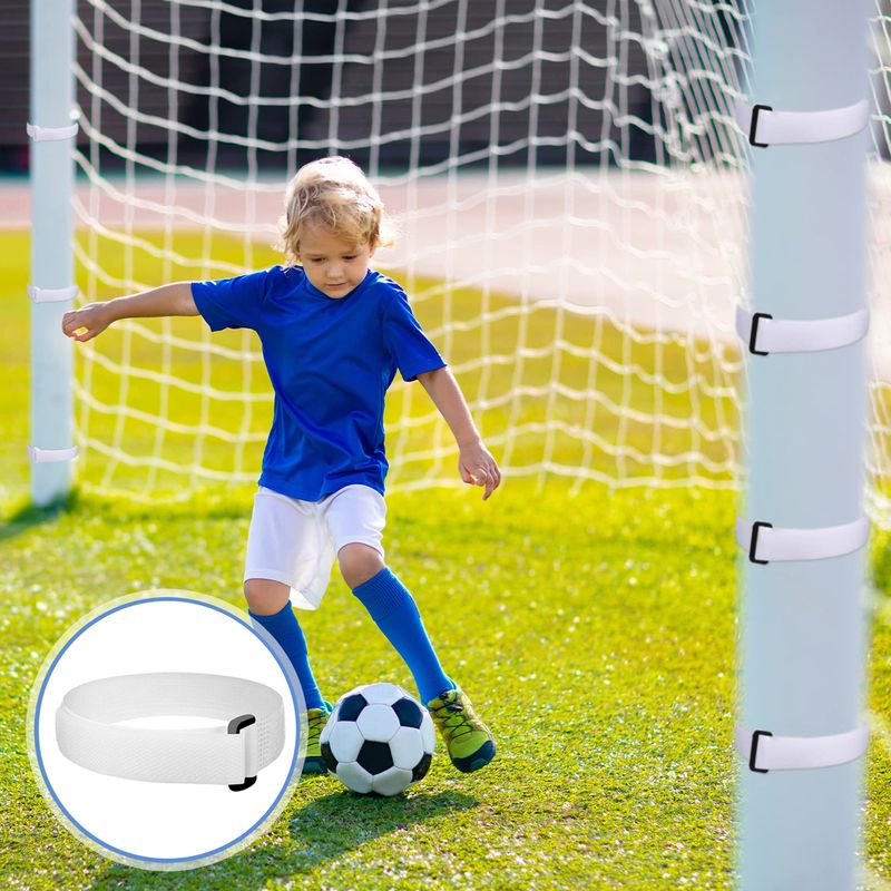 10 Stück Fußballtornetz-Befestigungsbänder mit Klettverschluss_voghion.com