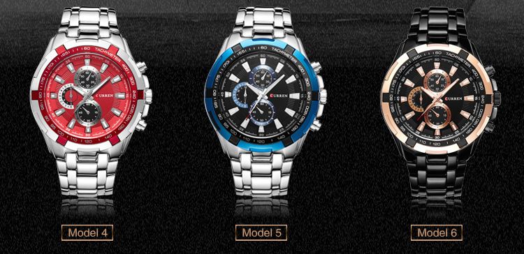 CURREN CARREN 8023 Casual Business Waterproof Quartz Men's Watch_voghion.com