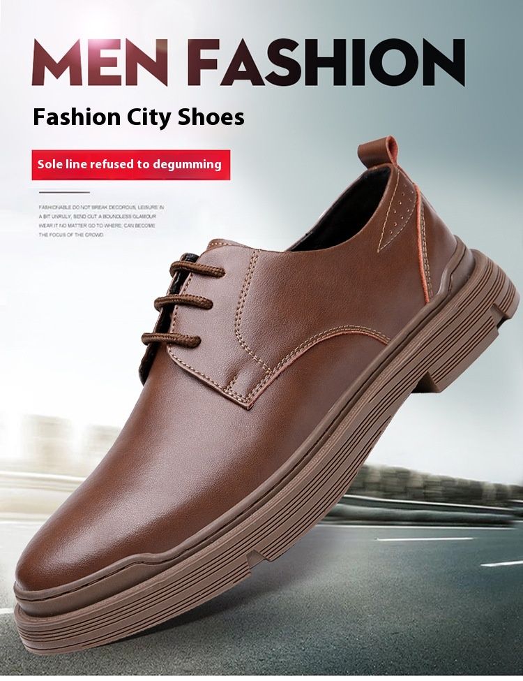 2024 Herbst/Winter Casual British Martin Stiefel Echtes Leder Koreanische Mode Arbeit für Low Top Herrenschuhe Vielseitig_voghion.com