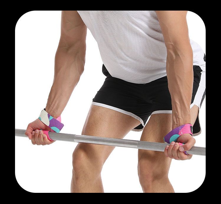 New Power Assist Deadlift Silicone Strip Anti-Slip Wrist Guard Belt Pull-Up Horizontal Bar Protective Gear Bandage_voghion.com