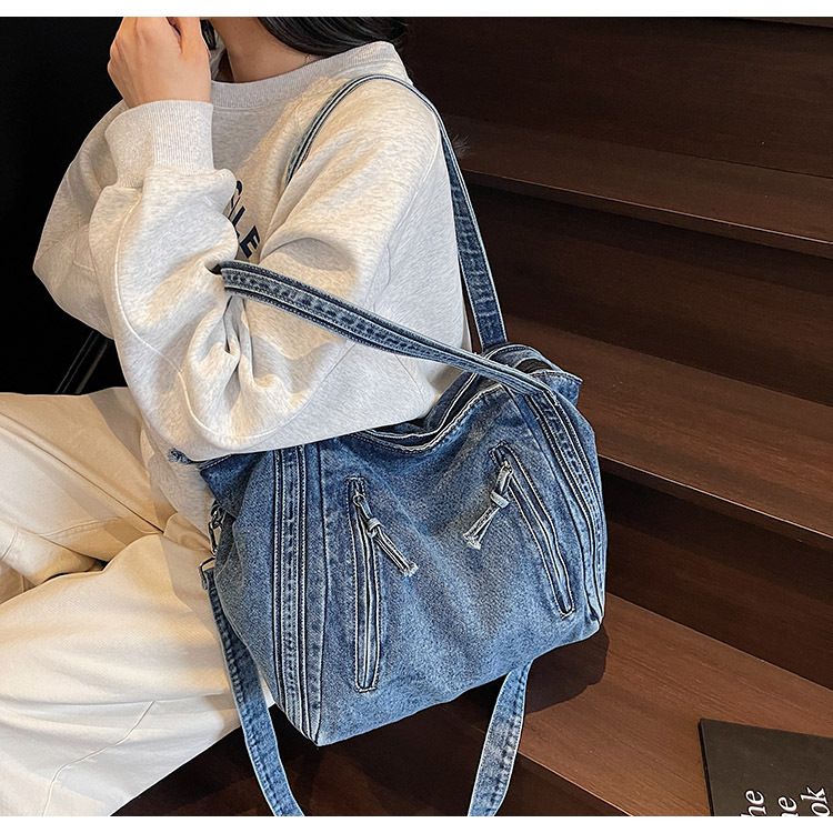 Elegante borsa a tracolla tinta unita - Borsa casual in morbida pelle per donna, versatile borsa a tracolla_voghion.com