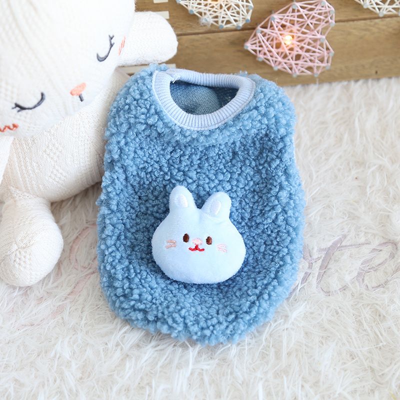 Petstyle Plush Little Doll Cute Cotton Puppy Kitten Clothes Newborn Cat_voghion.com