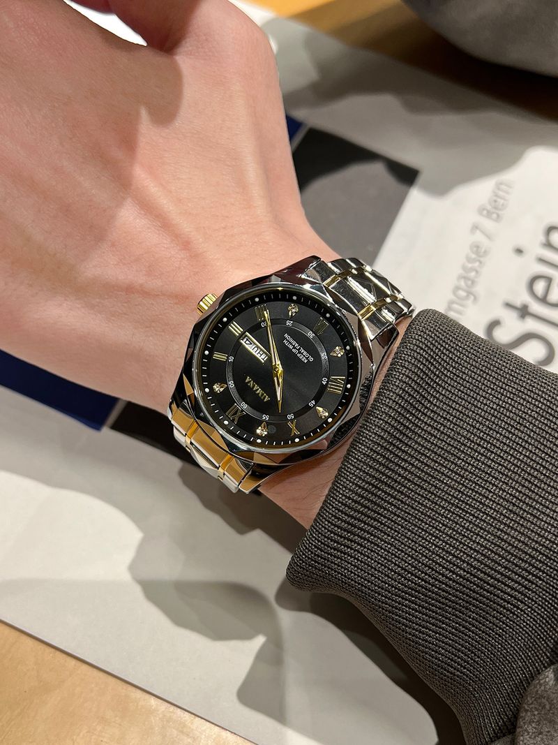 Smart Watches Swiss New Men's Watch Fully Automatic Waterproof Casual High End Business Double Calendar Watch Men's Luminous Watch_voghion.com