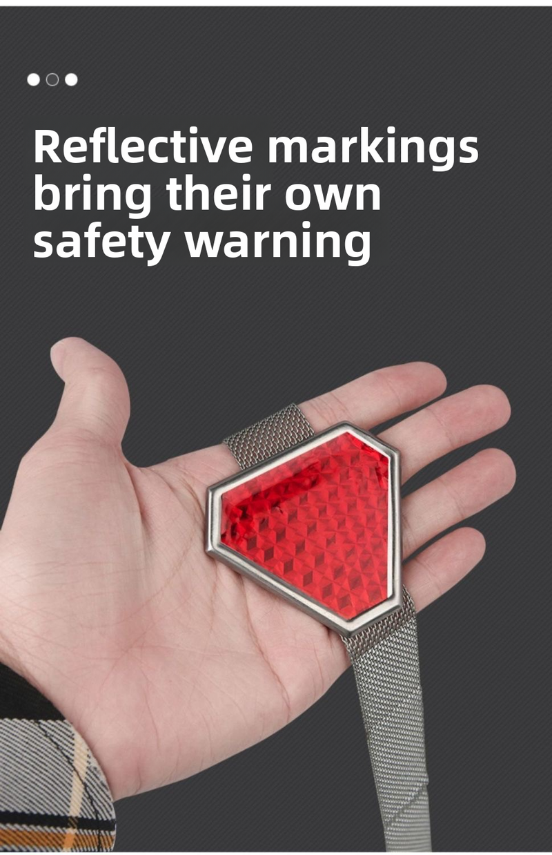 Electricity Strip Hanging Car Triangle Warning Reflective Metal Grounding Chain Static Eliminator_voghion.com