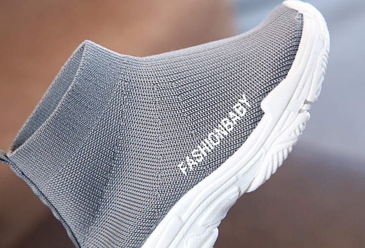 XUANMU Kinder Turnschuhe Kinder Casual Schuhe Slip-on Atmungsaktive Kinder Socken Schuhe Non-slip Schnee Stiefel Jungen Mädchen Sport Schuhe f0090_voghion.com