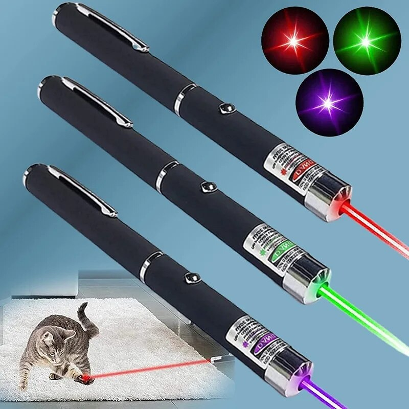 4Mw High Pointer Meter Pet Cat Toy Light Sight 530Nm 405Nm 650Nm Power Red Dot Office Interactive Laser Pen_voghion.com