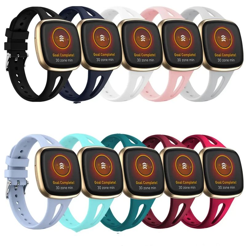 Cinturino per Fitbit Versa3 Fitbit Versa4 Universale Modelli Silicone Smartwatch Accessori Cinturini da polso_voghion.com