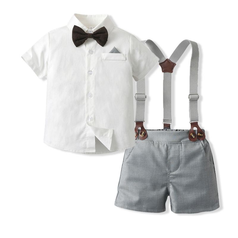 Kinderkleidung Kinderkleidung Sommer Jungen Kurzarmhemd Baumwolle Jungen Anzug ein Jahr alt Kleid Kindertag Kinder Performance Kostüm_voghion.com
