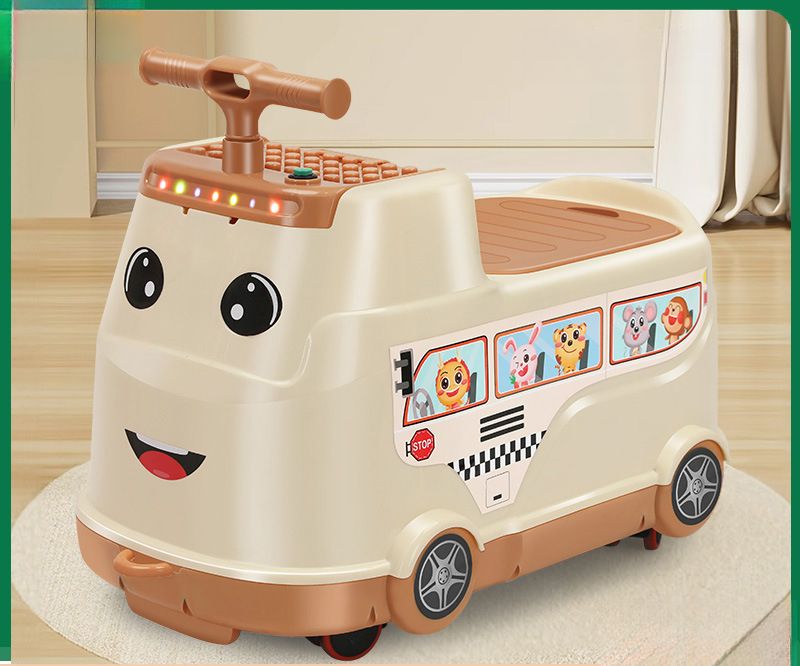 Laufrad für Kinder von 1-3-6 Jahren, Kinder-Elektroauto, pedalbetriebener Vierradroller für Kinder, Lernspielzeug_voghion.com