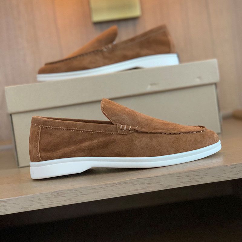 Damen 2023 Neue Leder Flache Unterseite Lazy Casual Vielseitige Le Fu Damen Britische Single Herrenschuhe_voghion.com