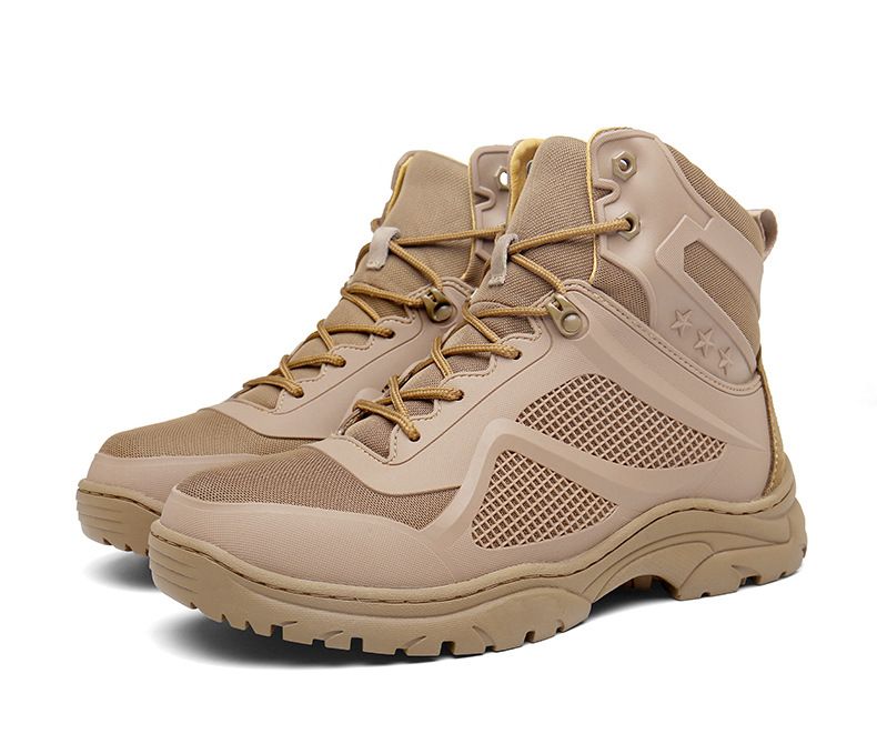 Herbst und Winter, rutschfeste Stahlklaue, große militärische Outdoor-Kletter-High-Top-Bergsteigerstiefel für Herren_voghion.com