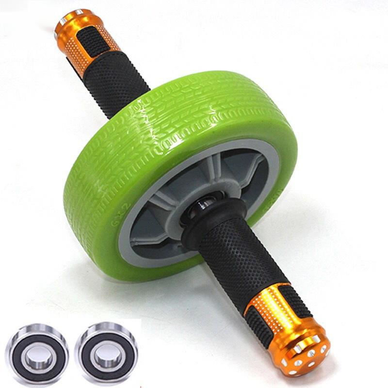 Equipamento masculino de roda dupla com rolamento saudável, treinador de músculos abdominais em casa, exercício corporal para emagrecer a barriga_voghion.com
