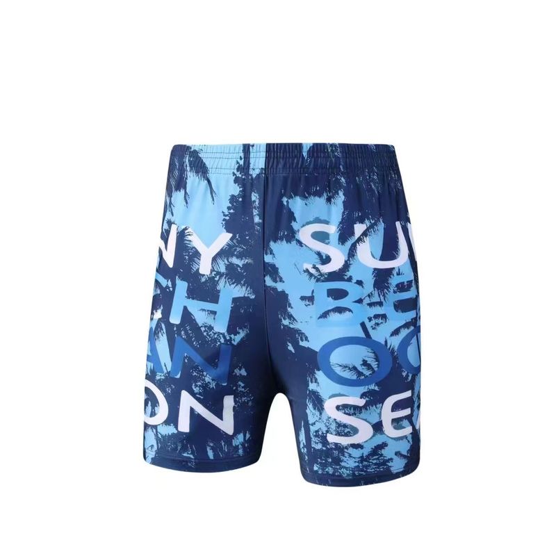 001 Wholesale Men's Adult Loose Comfortable Plus Size Boxer Hot Spring Swimming Trunks Beach Shorts_voghion.com