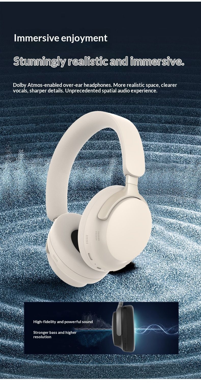 Neue Bosee/P55 ULTRA Kopfhörer mit 3D-Stereo-Ohrpolstern, kabelloser Geräuschunterdrückung und Bluetooth für den Außenbereich, Geschenkidee_voghion.com