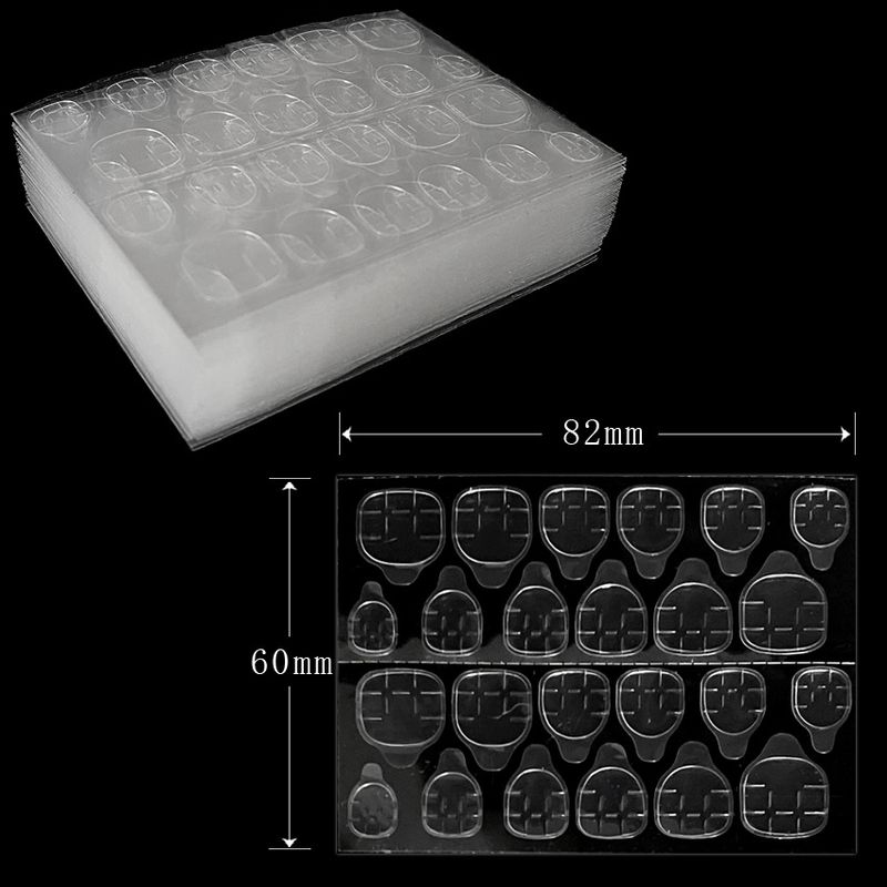 Nagelpflege, Gelee-Feile, Nagelwerkzeug, Alkoholpackung, doppelseitiger Aufkleber_voghion.com