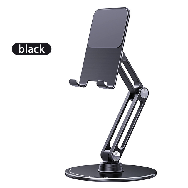 L8 Phone Tablet Universal Bracket Aluminum Alloy Mobile Phone Bracket Foldable Storage Desktop Holder iPhone Stand iPad Stand_voghion.com