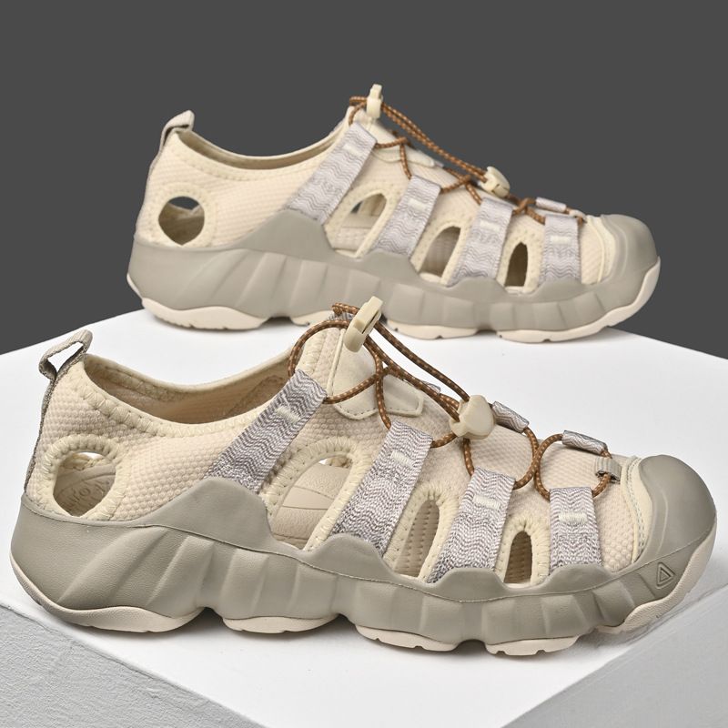 Heiße Verkaufsschuhe für Frühling und Sommer, neue atmungsaktive Baotou-Sport-Wandersandalen für Herren im Freien_voghion.com