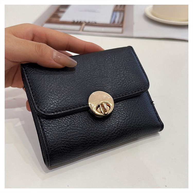 Kartenhalter Geldbörse Geldbörsen Damen Geldbörse Anti-Entmagnetisierung Kartentasche Kurze Geldklammer Münzgeldbörse Advanced Sense Große Kapazität_voghion.com