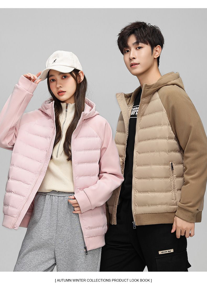 Premium Unisex Hooded Down Jacket - 90% High-Fill Power Duck/Goose Down Lightweight Insulated Jacket For All Seasons_voghion.com